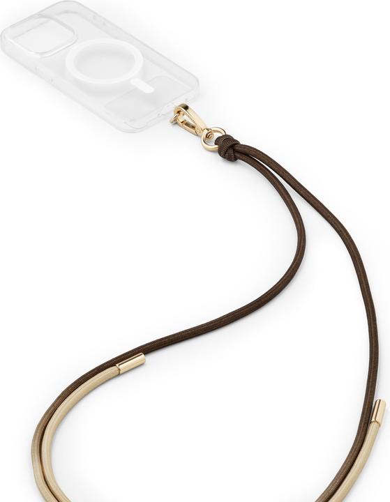 Produktbild iDeal Of Sweden für alle Cases mit Ladeanschluss mittig Cord Phone Strap Mocca Mousse