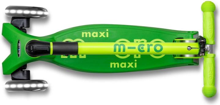 Produktbild Micro Scooter Maxi Deluxe Foldable Neon LED Parrot Green