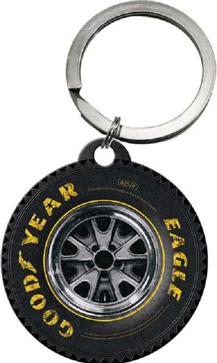 Image du produit Nostalgic-Art Merchandising Porte-clés Good Year Ø 4 cm, noir/jaune