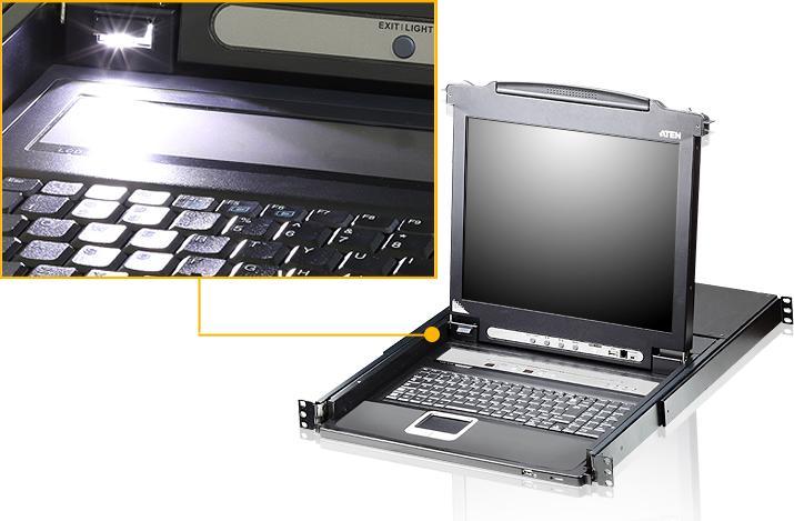 Immagine prodotto Aten Switch KVMP a 8 porte per LCD da 17"