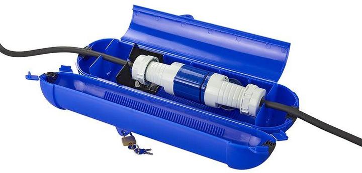 Actual product image ProPlus Safety box for CEE plug blue