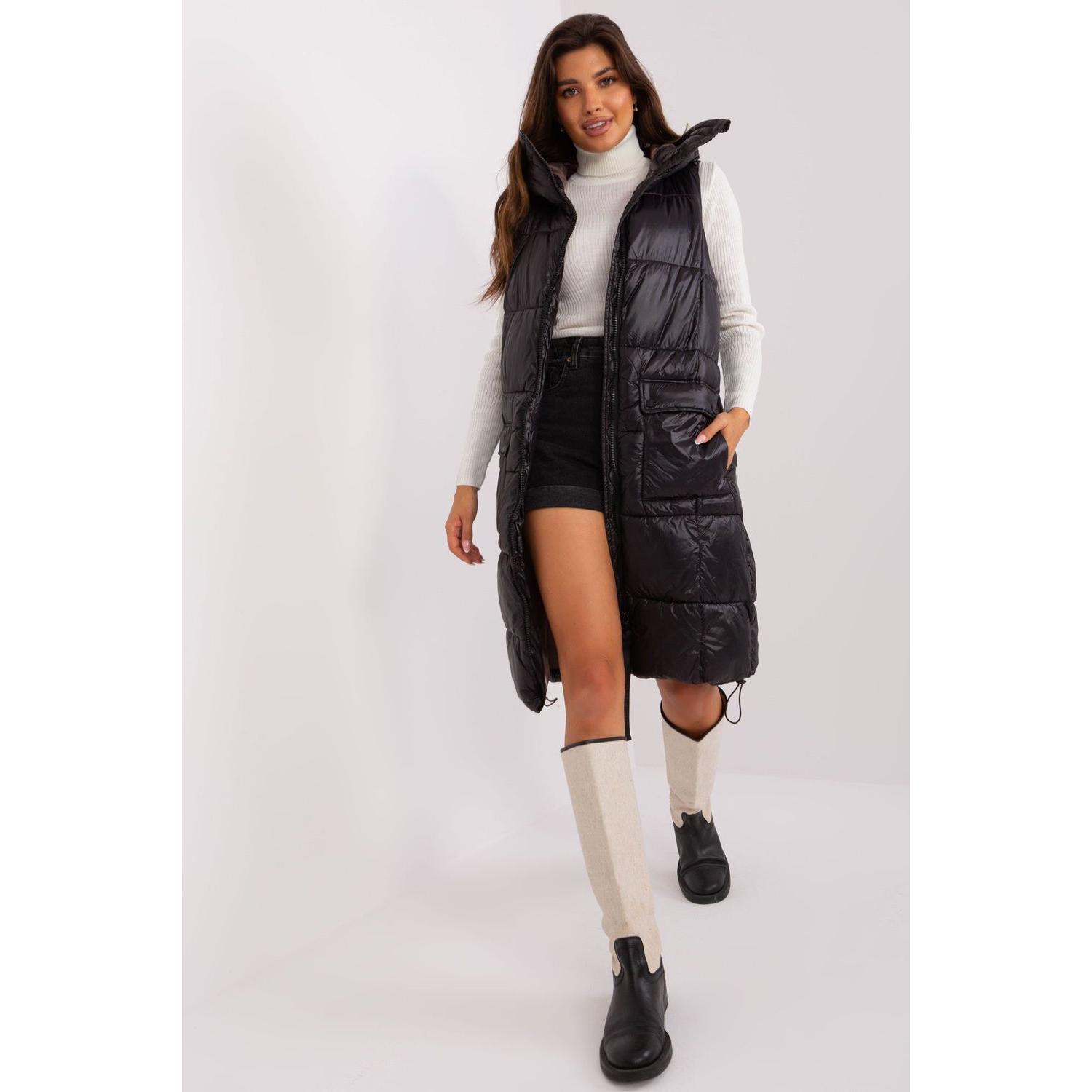 Sublevel, Damen, Weste, Weste model, Schwarz, (L)