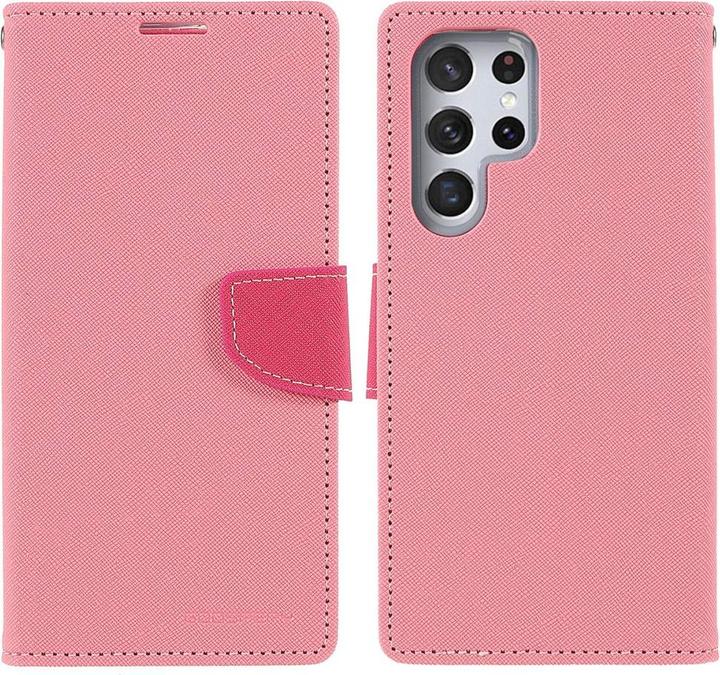 Produktbild Galaxy S22 Ultra - Goospery Fancy Etui Hülle rosa (Samsung Galaxy S22 Ultra)
