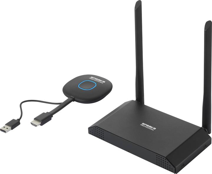 SpeaKa Professional Estensore HDMI Set SP VShare 0+5 porte con connessione di rete integrata 3840 x 2160 dpi (50 m)