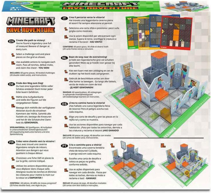 Actual product image Thinkfun Minecraft Cave Adventure (Dutch, English, French, German, Italian, Portuguese, Spanish, 1 Players)