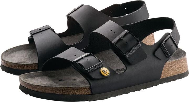 Produktbild Birkenstock Milano ESD Birko-Flor Schwarz (45)