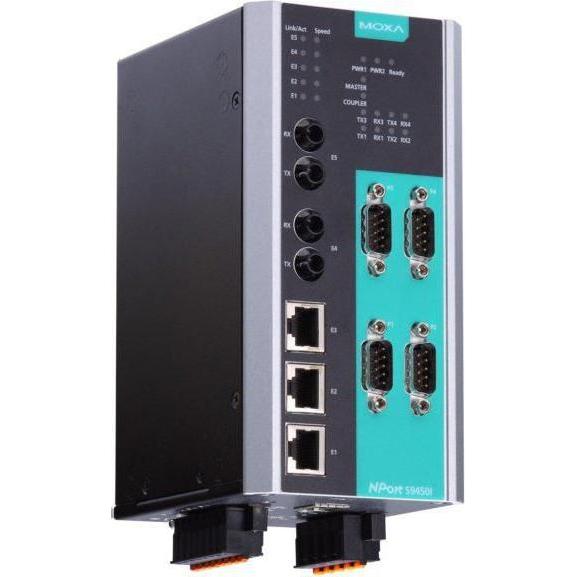 Moxa Nport Device Server+ Managed NPort S9450I-2S-SC-WV-T, Netzwerkadapter