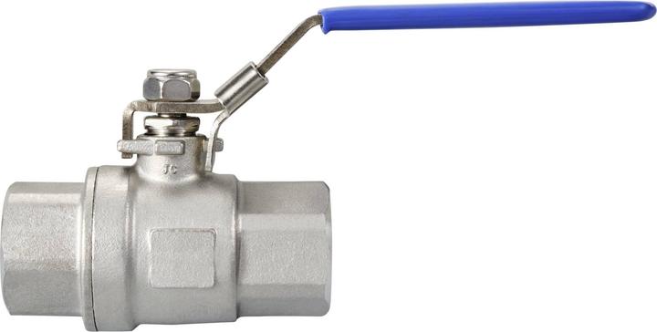 Actual product image Tru Components TC-2PC-DN20-316 TC-12770352 Standard-Kugelhahn Innengewinde: G3/4