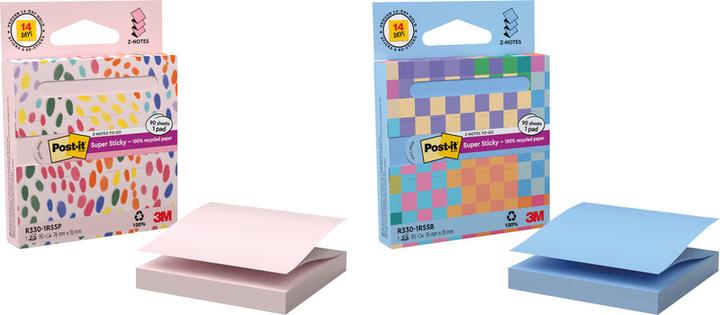 Actual product image Post-it Green Z-Notes (76 x 76 mm)