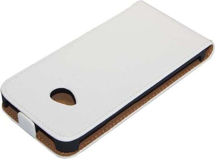 Actual product image König Design Mobile Phone Case (Flip Slim) HTC One M7 white (HTC One M7)