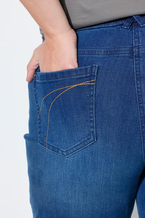 Produktbild Ulla Popken Jeans Mary, weites Bein, Elastikbund (46)