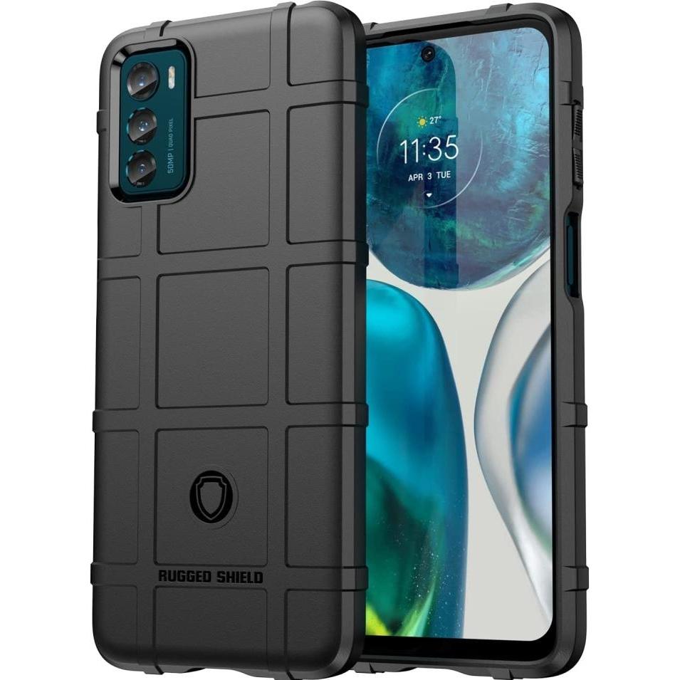 Screenguard Motorola Moto G42 Rugged Shield Hülle (Motorola Moto G42), Smartphone Hülle, Schwarz