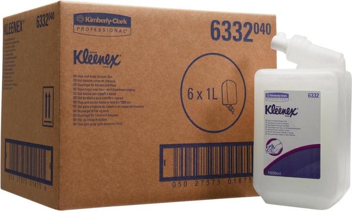 Produktbild Kleenex Shampoo Typbezeichnung des Duftes: blumig Inhalt: 1.000 ml (1000 ml, Flüssiges Shampoo)