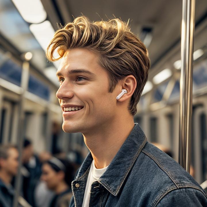 Immagine prodotto Borofone Cuffie Bluetooth TWS FQ7 Treasure ANC+ENC nero (ANC, 7 h, Senza fili)