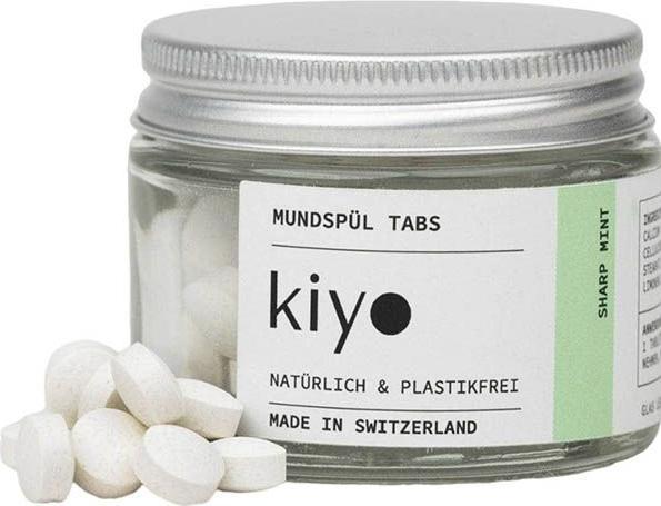 Actual product image Kiyo Natural Tooth rinsing tabs (93 ml, Mouthwash)
