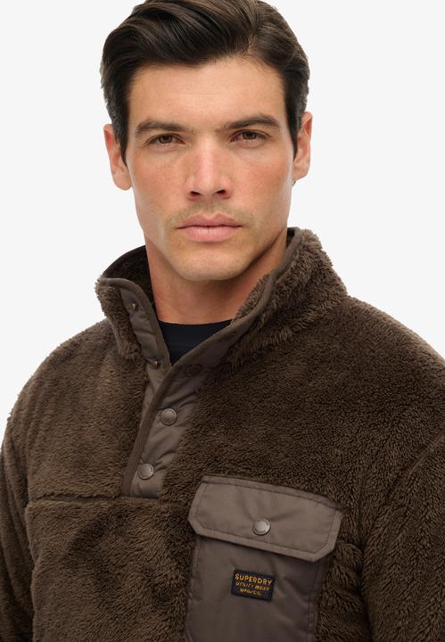Produktbild Superdry Fleece-Pullover mit Stehkragen (S)