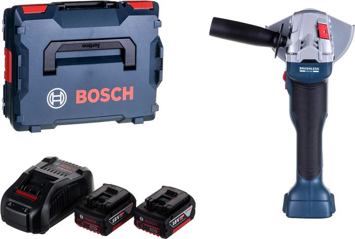 Produktbild Bosch Professional GWS 18V-10, LB 2x5,0, 18V-40 (125 mm)