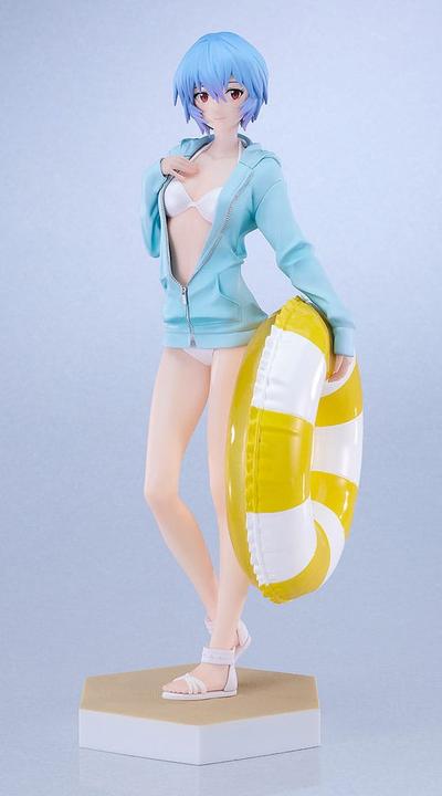 Produktbild Good Smile Company Rebuild of Evangelion Pop Up Parade L PVC Statue Beach Queens: Rei Ayanami 22 cm