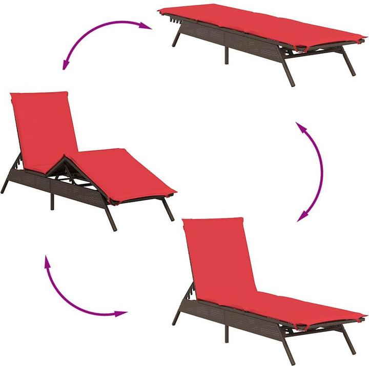 Produktbild vidaXL Sonnenliege (200 cm)