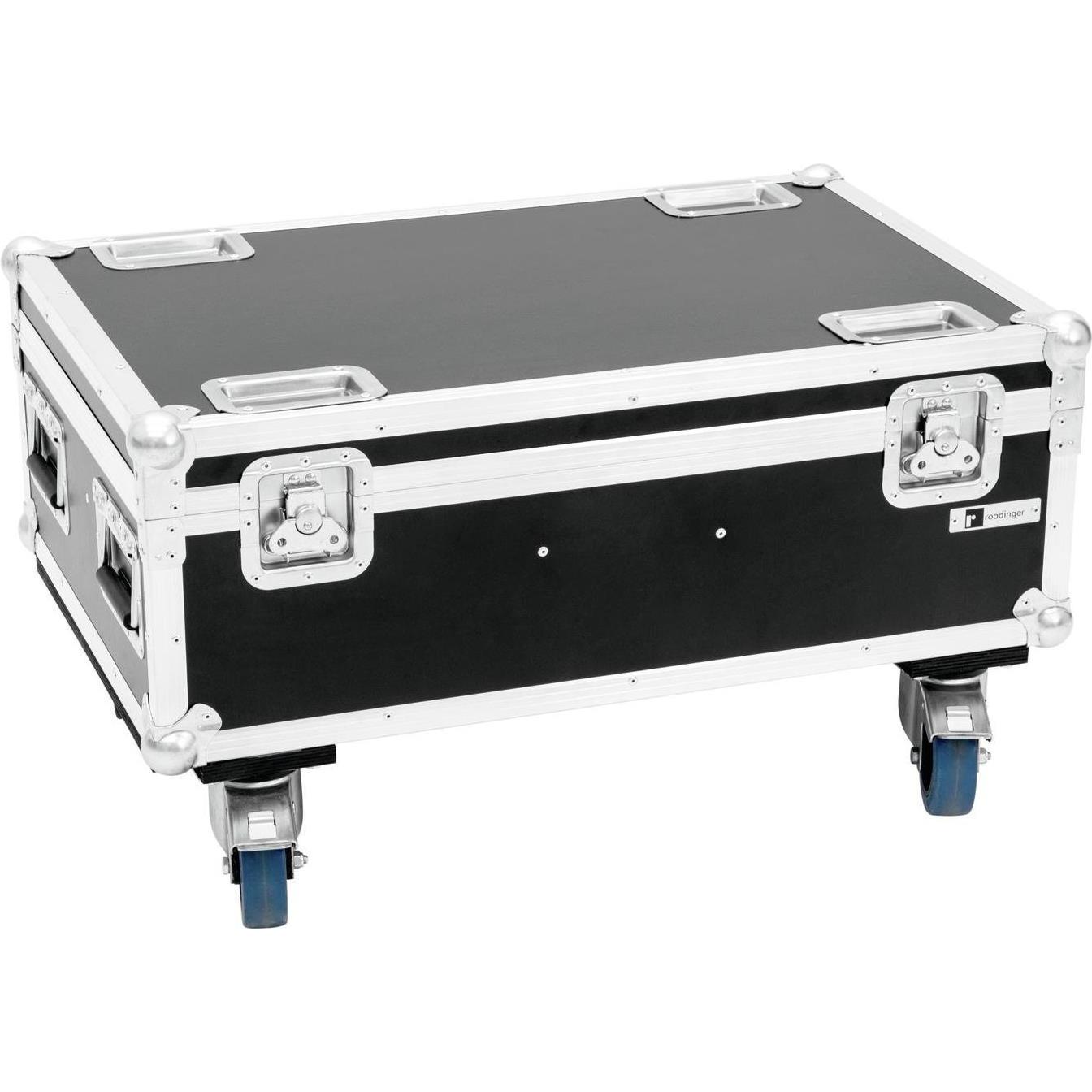 Roadinger Flight 4x THA40 PC Rollen (Universal), Audio Racks + Cases, Braun