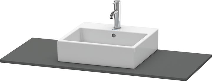 Image du produit Duravit Console XSQUARE avec découpe 16x1200x550mm graphite mat