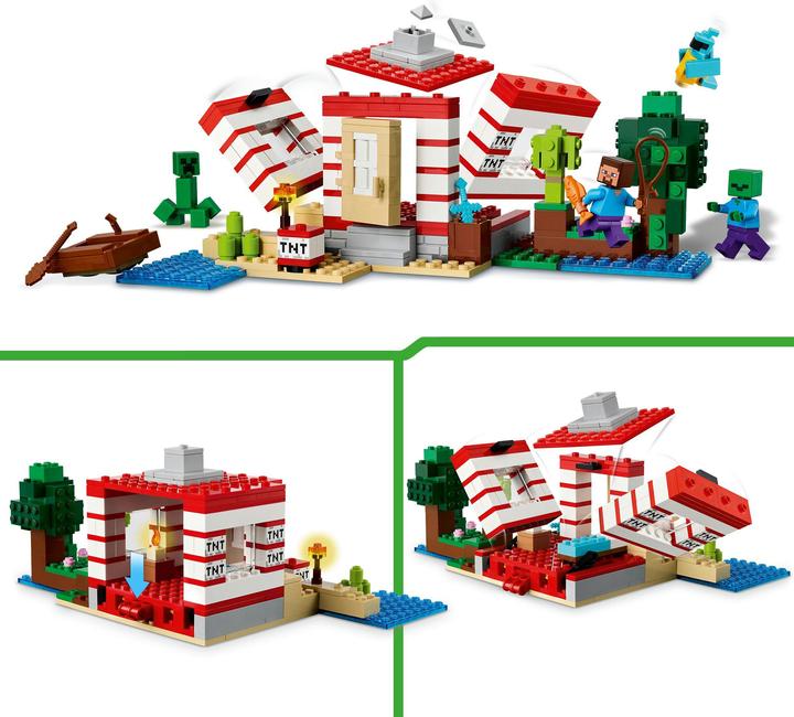 Immagine prodotto LEGO Das TNT-Dschungelhaus (21275, LEGO Minecraft)