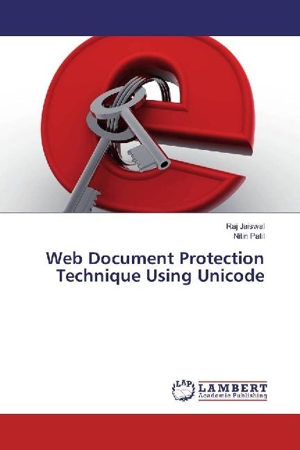 Actual product image Web Document Protection Technique Using Unicode (Nitin Patil, Raj Jaiswal, 2017)