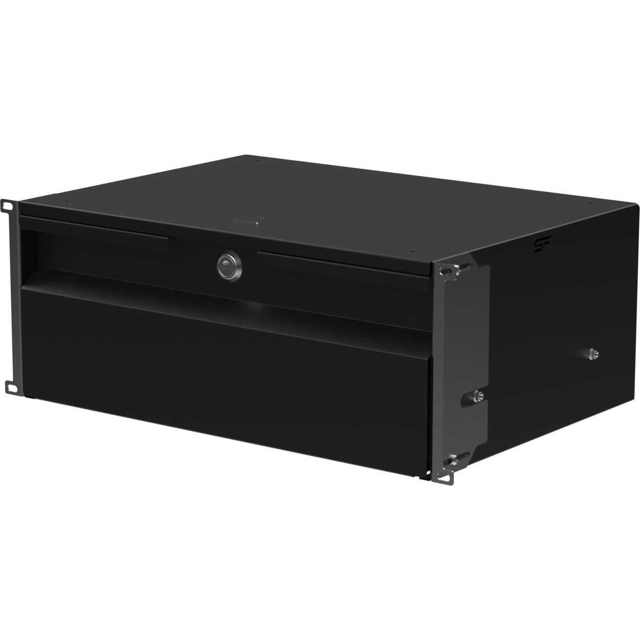 Stalflex Cassetto Rack 19" 4U Nero RD19-4U-320B (Rack da 19 pollici), Armadio rack, Nero