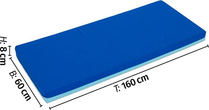 160 x 60 x 8 cm