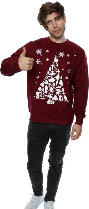 Immagine prodotto Star Wars Christmas Tree Felpa Uomo (XL)