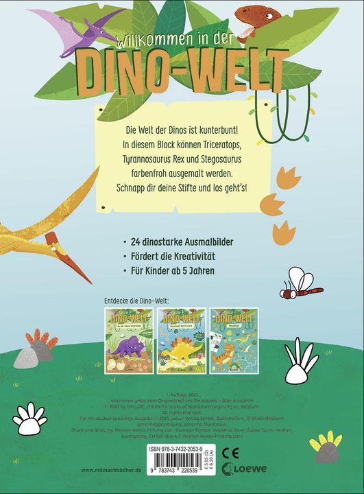 Produktbild Loewe Meine Dino-Welt - Malblock