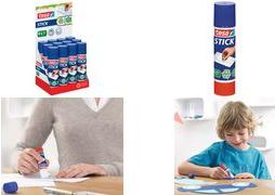 Actual product image tesa ecoLogo Stick glue stick, 20 g, counter display