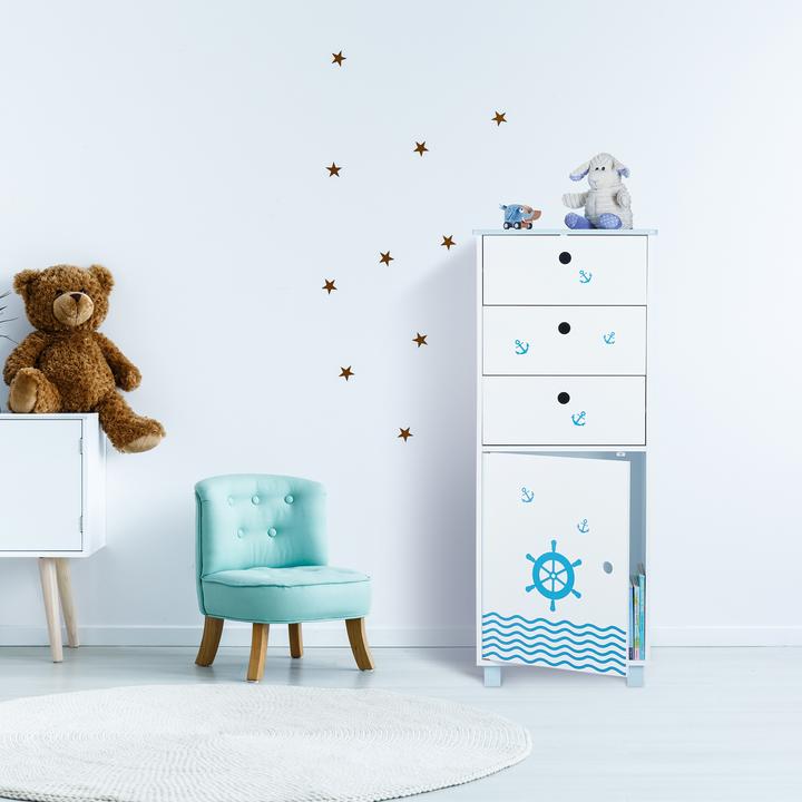 Immagine prodotto Relaxdays Cassettiera per bambini