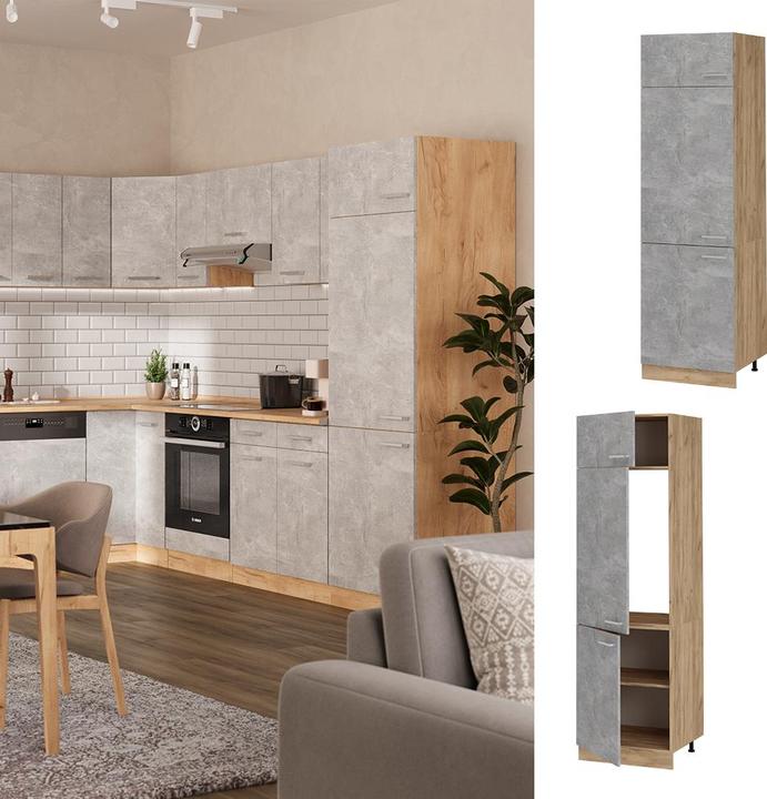 Produktbild Vicco Kühlumbauschrank R-Line (60 x 57.20 x 206.80 cm)