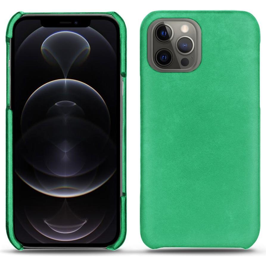 Noreve Lederschutzhülle (Apple iPhone 12 Pro), Smartphone Hülle, Grün