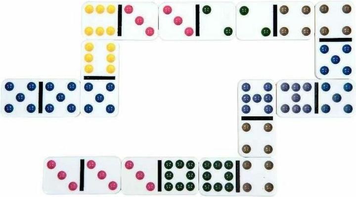 Actual product image Schmidt Spiele Domino (Italian, French, German)