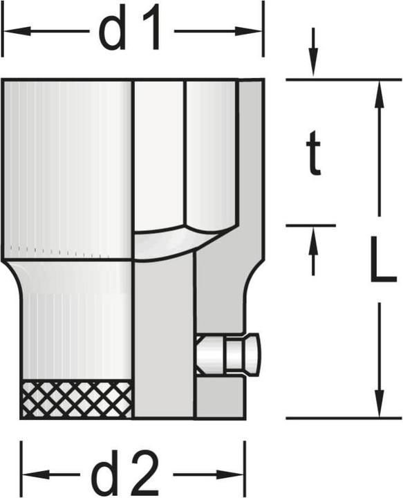 Actual product image Gedore 32 46 Socket 3/4" hexagon socket 46 mm (46 mm)