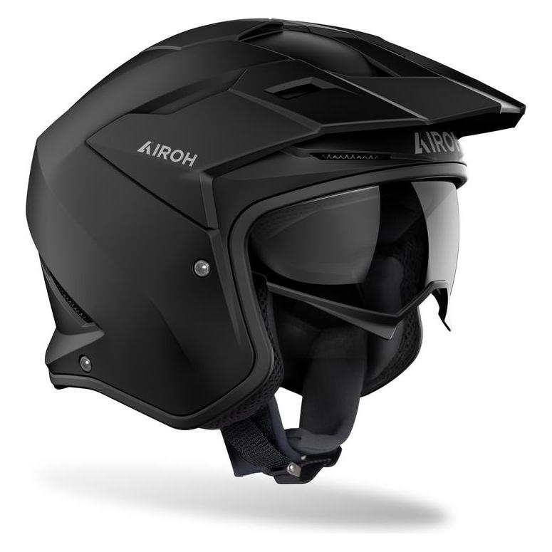 Airoh, Motorhelm Accessoires, Kombakt Color Mattschwarzer Motorradhelm