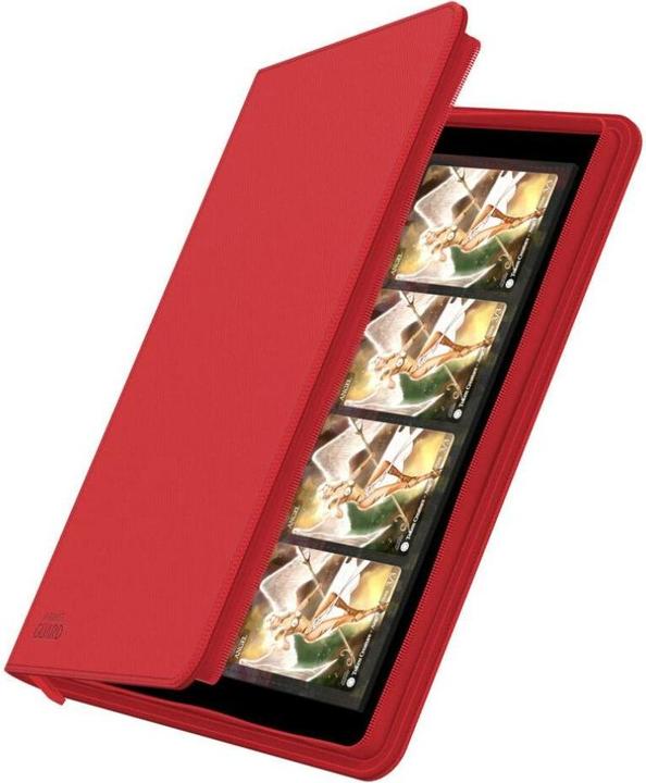 Actual product image Ultimate Guard UGD010435 - Zipfolio 320 – 16-Pocket Xenoskin Portfolio, red