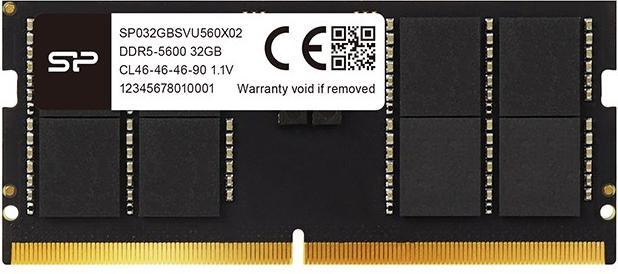 Actual product image Silicon Power SODIMM DDR5 16GB 5600 CL46 (1 x 16GB, 5600 MHz, DDR5 RAM, SO-DIMM)