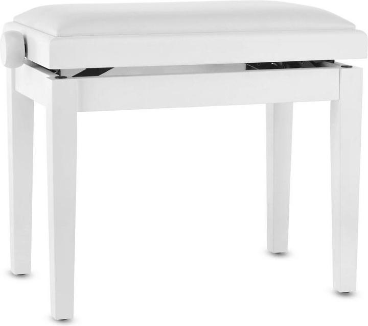 Fuse Pianobank Standard white matt/ white Velour