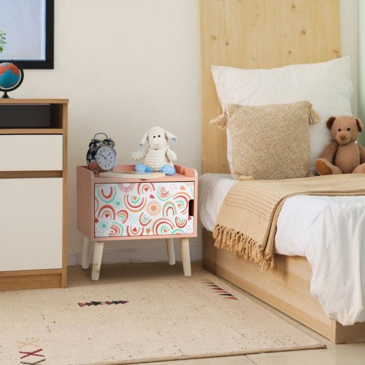 Image du produit Relaxdays Table de nuit enfant (40 x 30 x 41 cm)