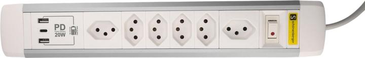 Actual product image Schönenberger Steckdosenleiste (6x, Type 13, 2 m)