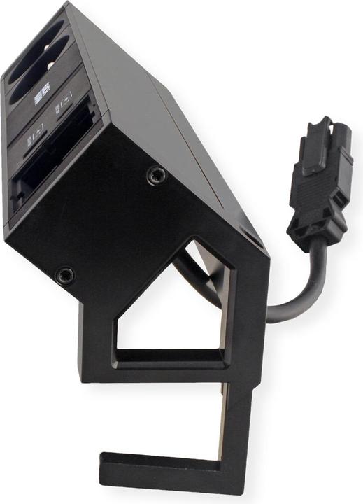 Produktbild Bachmann DESK2 2xUTE 1xCM 1xUSB A/C 22W noir (2x, CEE 7/5)