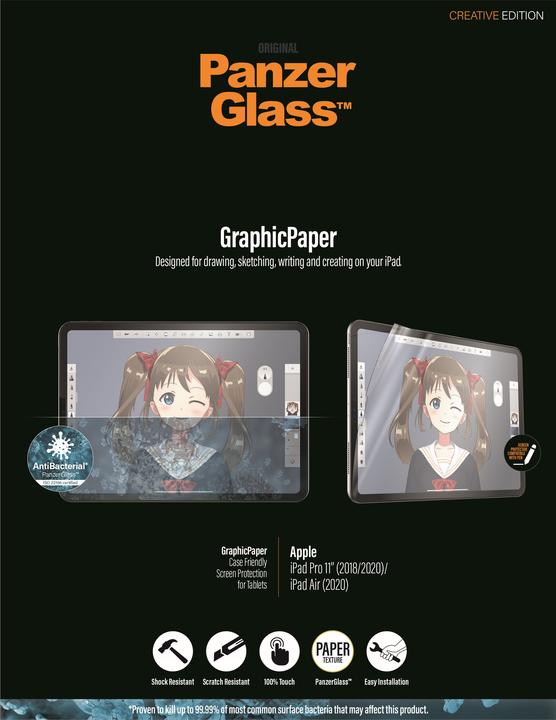 Immagine prodotto PanzerGlass Caso amichevole GrapicPaper AB (1 Pezzo/i, iPad Pro 11 2020 (2. Gen), iPad Air 2020 (4. Gen), iPad Air 2022 (5a generazione))