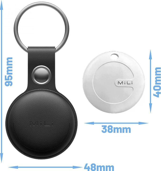 Image du produit Mili MiTag - Noir (Apple, iOS, iPadOS)