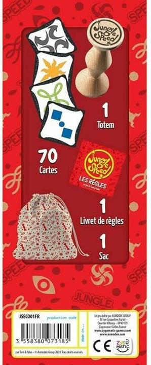 Immagine prodotto Asmodée Gioco Eco Della Velocità Della Giungla (Francese, 2 - 6 Giocatori)