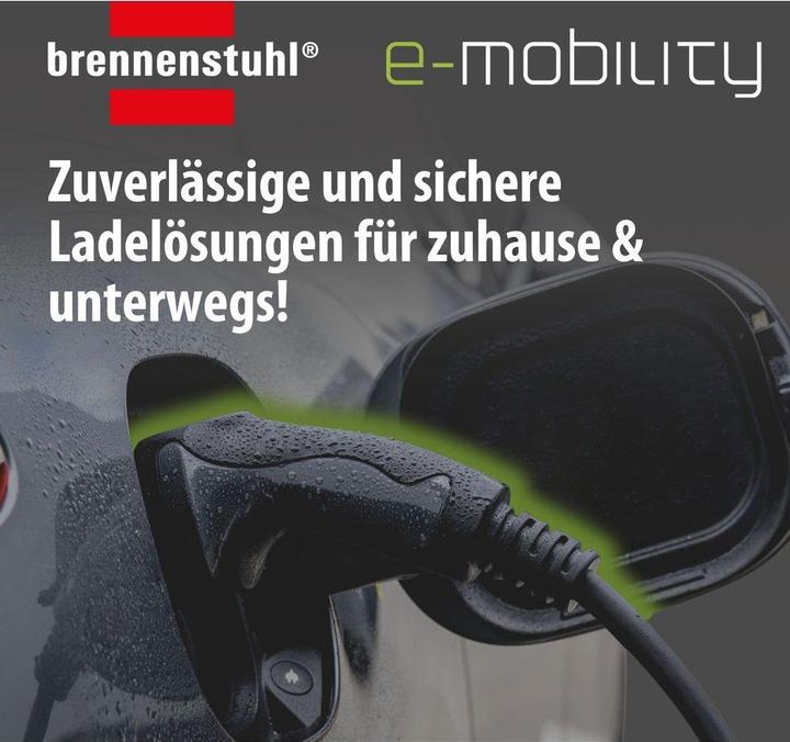 Actual product image Brennenstuhl eMobility Ladekabel Typ 2 Mode 2 16 A 11 kW (11 kW, 16 A, 8 m)