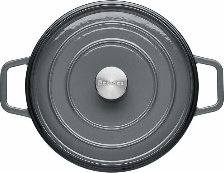 Immagine prodotto Berndes Cocotte in ghisa B.IRON rotonda 26 cm 5 litri nero INDUZIONE (Pentola, Ghisa, 26 x 12.30 cm)