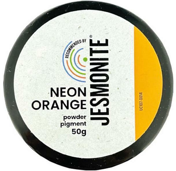 Image du produit Jesmonite Pigments de couleur néon en poudre orange, 50g